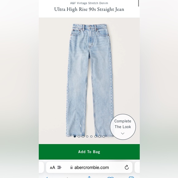 Abercrombie & Fitch Jeans Viral Abercrombie Fitch 9s Ultra High